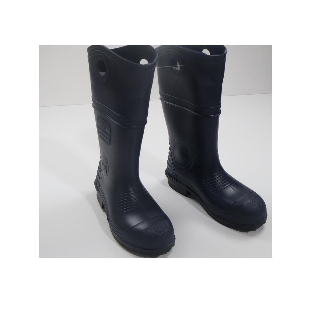 Dunlop Durapro Steel Toe Work Boots 7 Blue Rubber Waterproof Safety Industrial